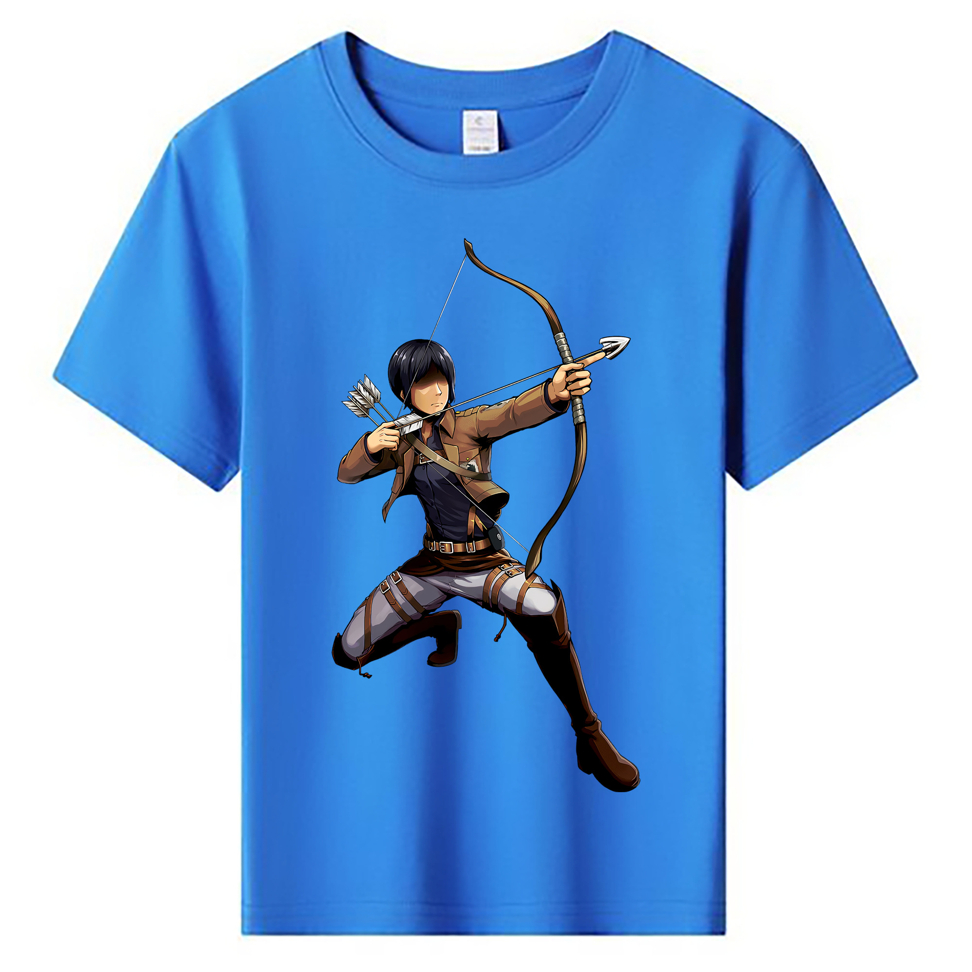 （画像用） 進撃の巨人 Attack on Titan 綿100％キッズTシャツ（フロントプリント）